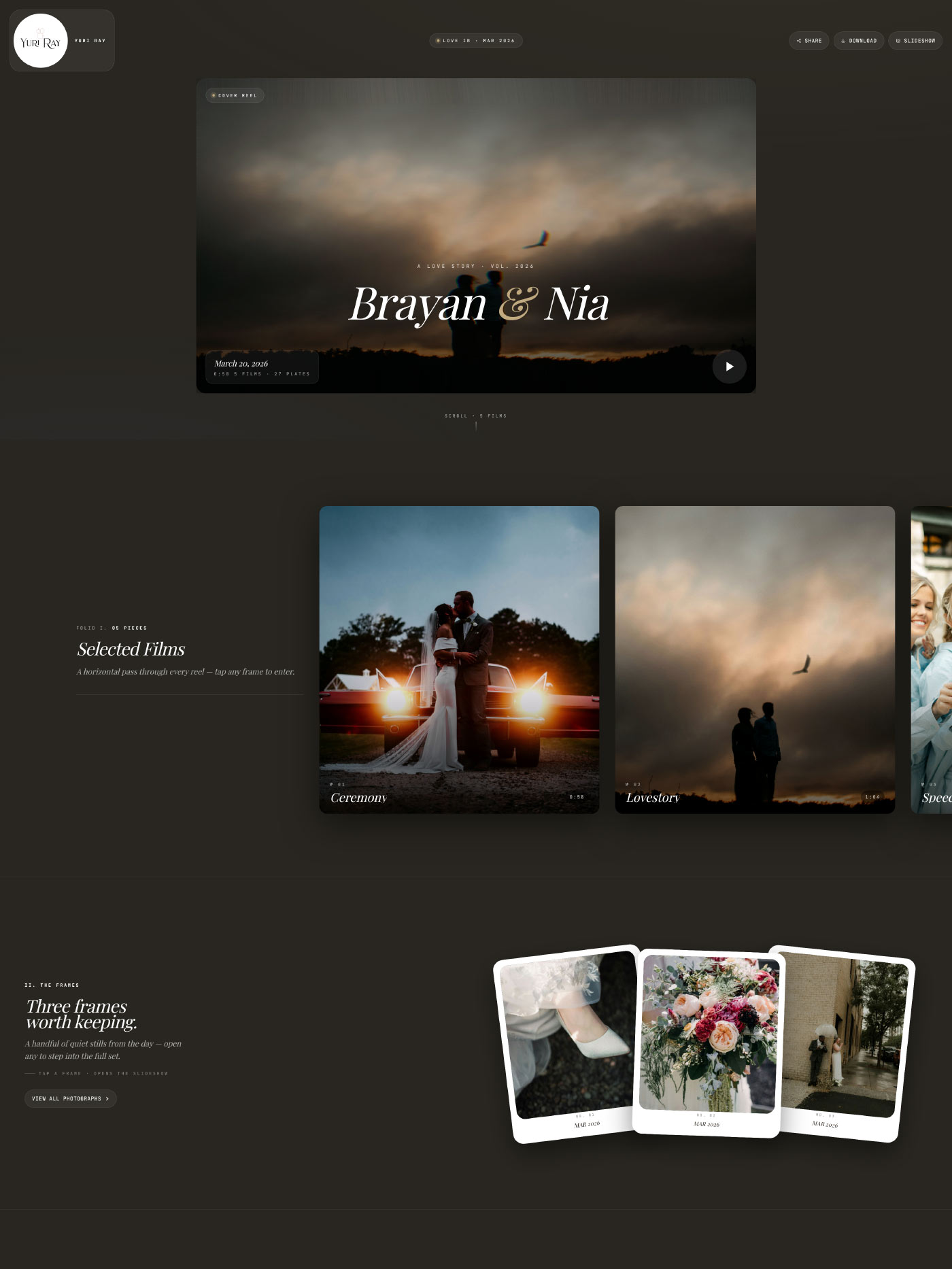 Immersive layout
